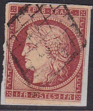 ALT - Frankreich Mi.-Nr. 7 a oo Mgl.