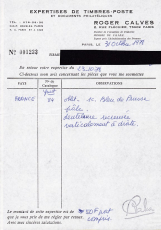 Alt - Frankreich Mi.-Nr. 68 F oo Attest