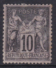 Alt - Frankreich Mi.-Nr. 72 II (*)