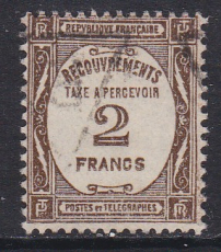 Frankreich - Porto Mi.-Nr. 66 oo