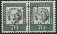 Bund Mi.-Nr. 358 y a oo Paar gepr. BPP