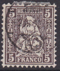 Schweiz Mi. Nr. 37 a oo