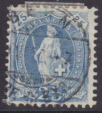 Schweiz Mi. Nr. 67 D b oo