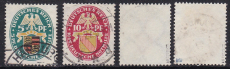 Deutsches Reich Mi.-Nr. 398/401 oo gepr. BPP
