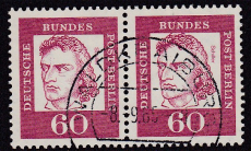 Berlin Mi.-Nr. 209 oo Paar gepr. BPP