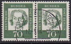 Berlin Mi.-Nr. 210 oo Paar gepr. BPP