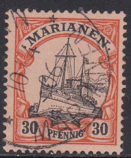 Dt. Kol. Marianen Mi.-Nr. 12 oo