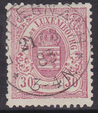 Luxemburg Mi.-Nr. 44 B oo