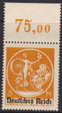 Deutsches Reich Mi.-Nr. 136 II ** P OR