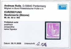 Bizone Mi.-Nr. 90 b I WE **