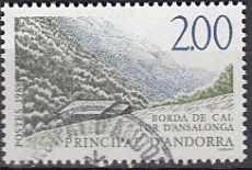 frz. Andorra Mi.-Nr. 393 oo