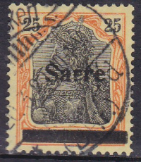 Saar Mi.-Nr. 9 b II oo gepr. BPP