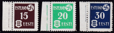 Deutsche Besetzung Estland Mi.-Nr. 1/3 x ** gepr. BPP