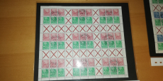 DDR Markenheftchenbogen Mi.-Nr. 1 - 3 oo