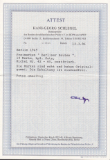 Berlin Mi.-Nr. 42/60 ** Fotoattest
