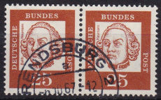 Bund Mi.-Nr. 353 y oo Paar gepr. BPP