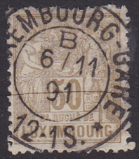 Luxemburg Mi.-Nr. 54 A oo