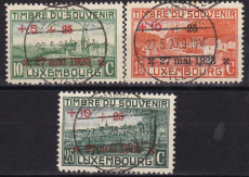 Luxemburg Mi.-Nr. 144/46 oo