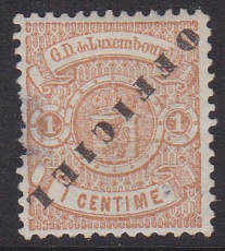 Luxemburg Dienst Mi.-Nr. 10 II * Mgl.