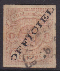 Luxemburg Dienst Mi.-Nr. 1 I oo
