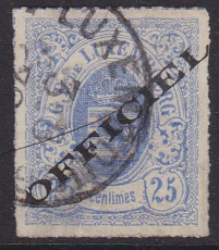 Luxemburg Dienst Mi.-Nr. 6 I a oo