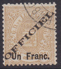 Luxemburg Dienst Mi.-Nr. 9 I oo