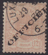 Luxemburg Dienst Mi.-Nr. 15 I b oo