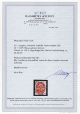 Deutsches Reich Mi.-Nr. 399 X oo Fotoattest