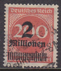 Deutsches Reich Mi.-Nr. 309 A P b oo gepr. INFLA