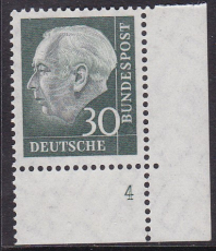 Bund Mi.-Nr. 259 w FN 4 **