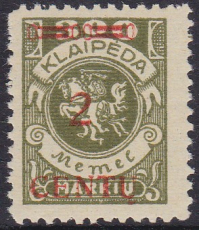 Memel Mi.-Nr. 167 **