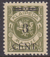 Memel Mi.-Nr. 179 III **