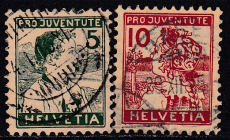 Schweiz Mi. Nr. 128/29 oo