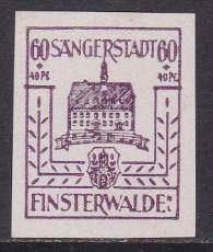 Finsterwalde Mi.-Nr. 12 z (*) gepr. BPP