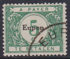 Eupen Mi.-Nr. Porto 1 oo