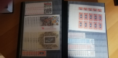 10 x DDR 1965 - 1990 postfrisch komplett in 5 Einsteckalben
