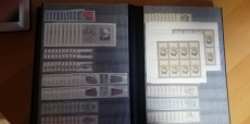 10 x DDR 1965 - 1990 postfrisch komplett in 5 Einsteckalben