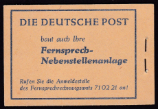 Berlin Mi.-Nr. Markenheft 2 **