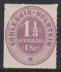 Schleswig Holstein Mi.-Nr. 10 *