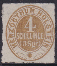 Schleswig Holstein Mi.-Nr. 12 (*)