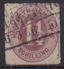 Schleswig Holstein Mi.-Nr. 14 oo