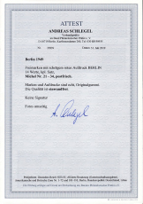 Berlin Mi.-Nr. 21/34 ** Fotoattest