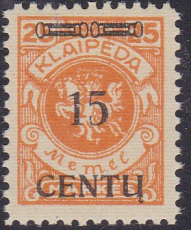 Memel Mi.-Nr. 170 **