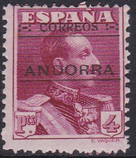 sp. Andorra Mi.-Nr. 11 B *