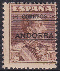 sp. Andorra Mi.-Nr. 12 A *