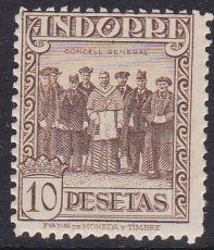 sp. Andorra Mi.-Nr. 26 A **