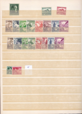 Teilsammlung Drittes Reich postfrisch/gestempelt