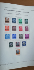 Deutsches Reich 1933 - 45 mit Gebieten im Schaubek Vordruck Album