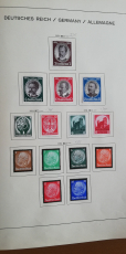 Deutsches Reich 1933 - 45 mit Gebieten im Schaubek Vordruck Album