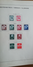 Deutsches Reich 1933 - 45 mit Gebieten im Schaubek Vordruck Album